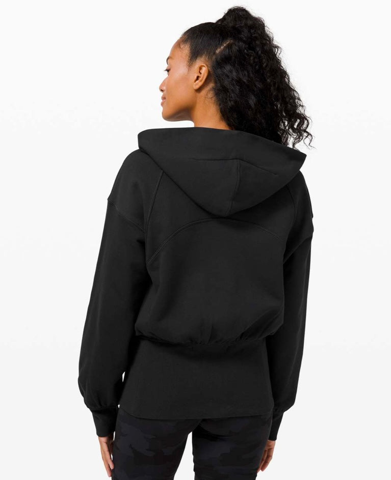 Lululemon Hugged-Waist Cotton Zip Hoodie- 4