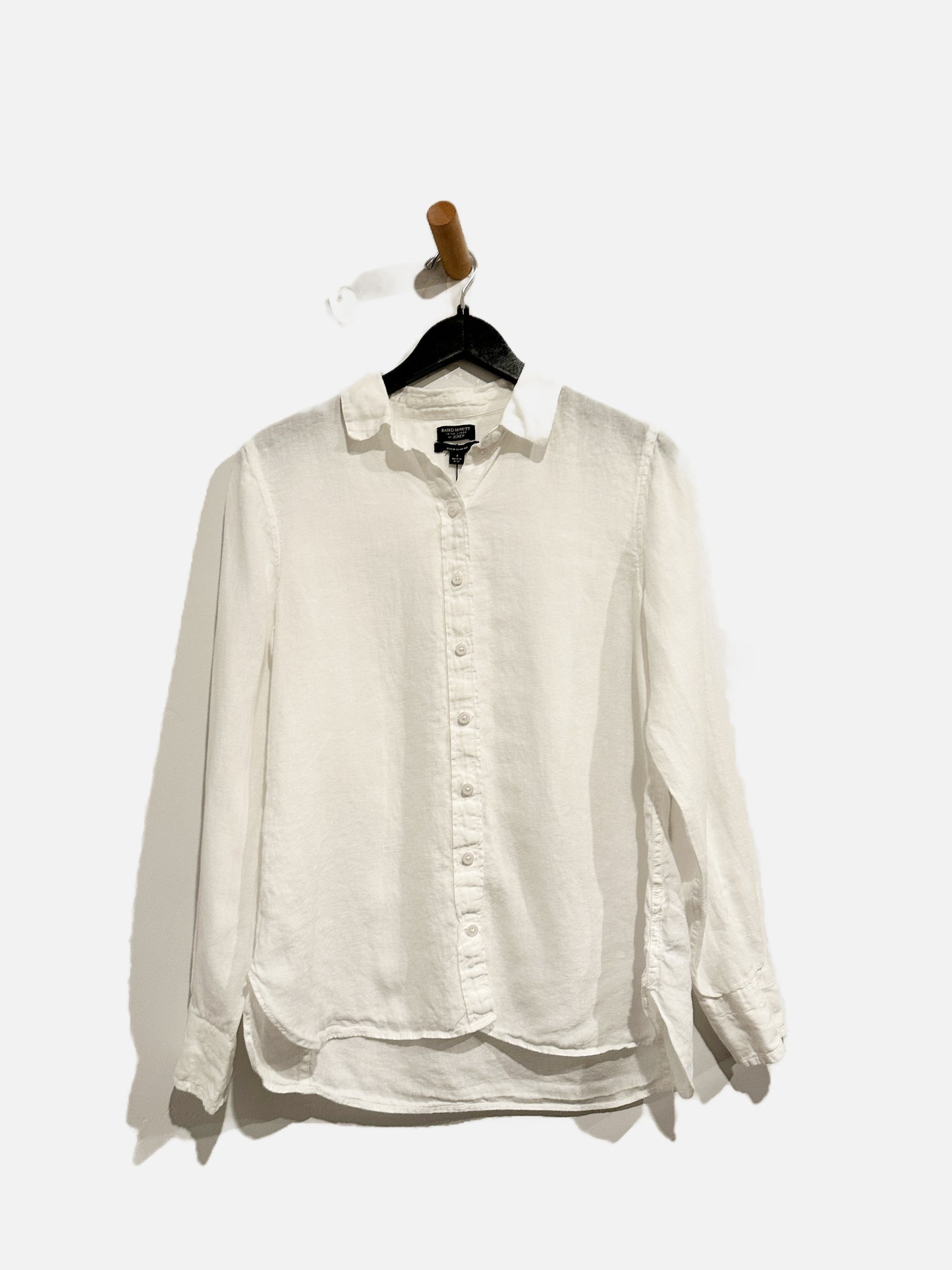 Baird McNutt for J Crew White Linen Button Down - 8