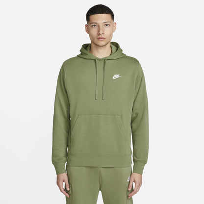 Nike Club Fleece Pullover Hoodie in Alligator/White - XL