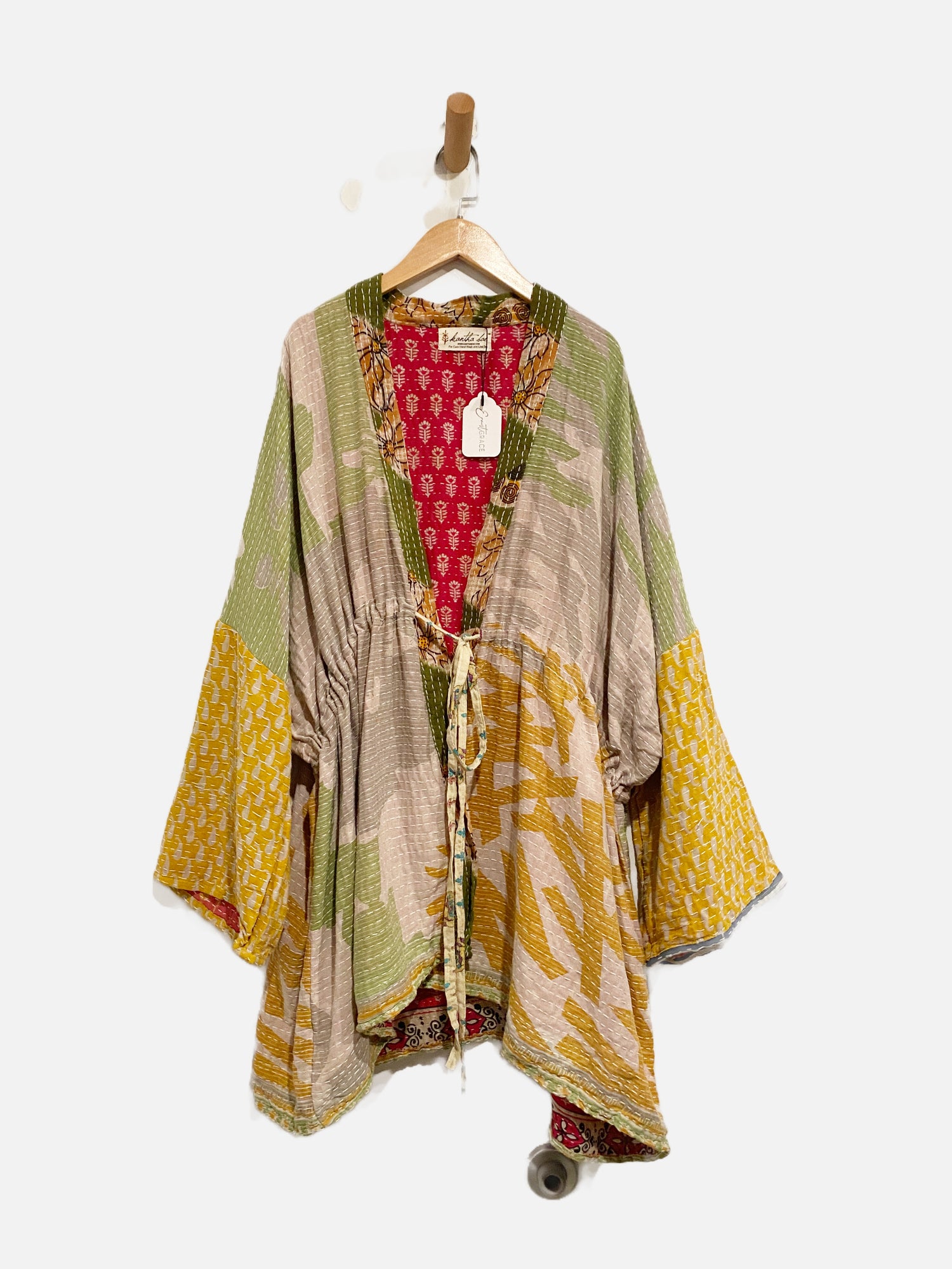 Kantha Bae Pieced Kimono Cardigan - 0S