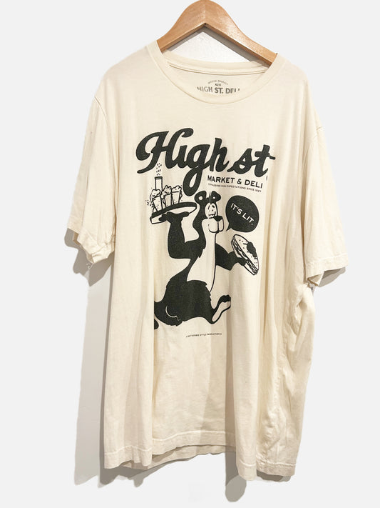 High St Deli White Tee - XL