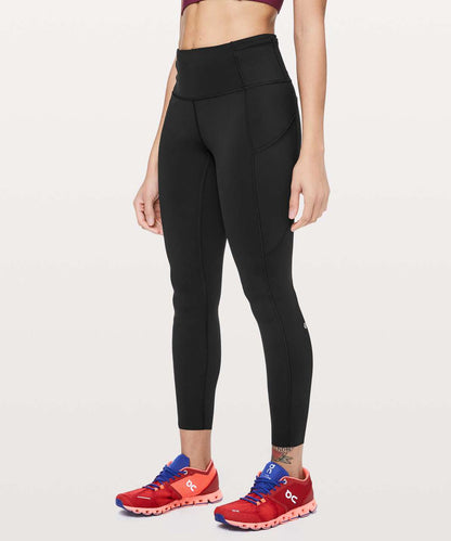 Lululemon Fast & Free 7/8 Tight II in Black - 4