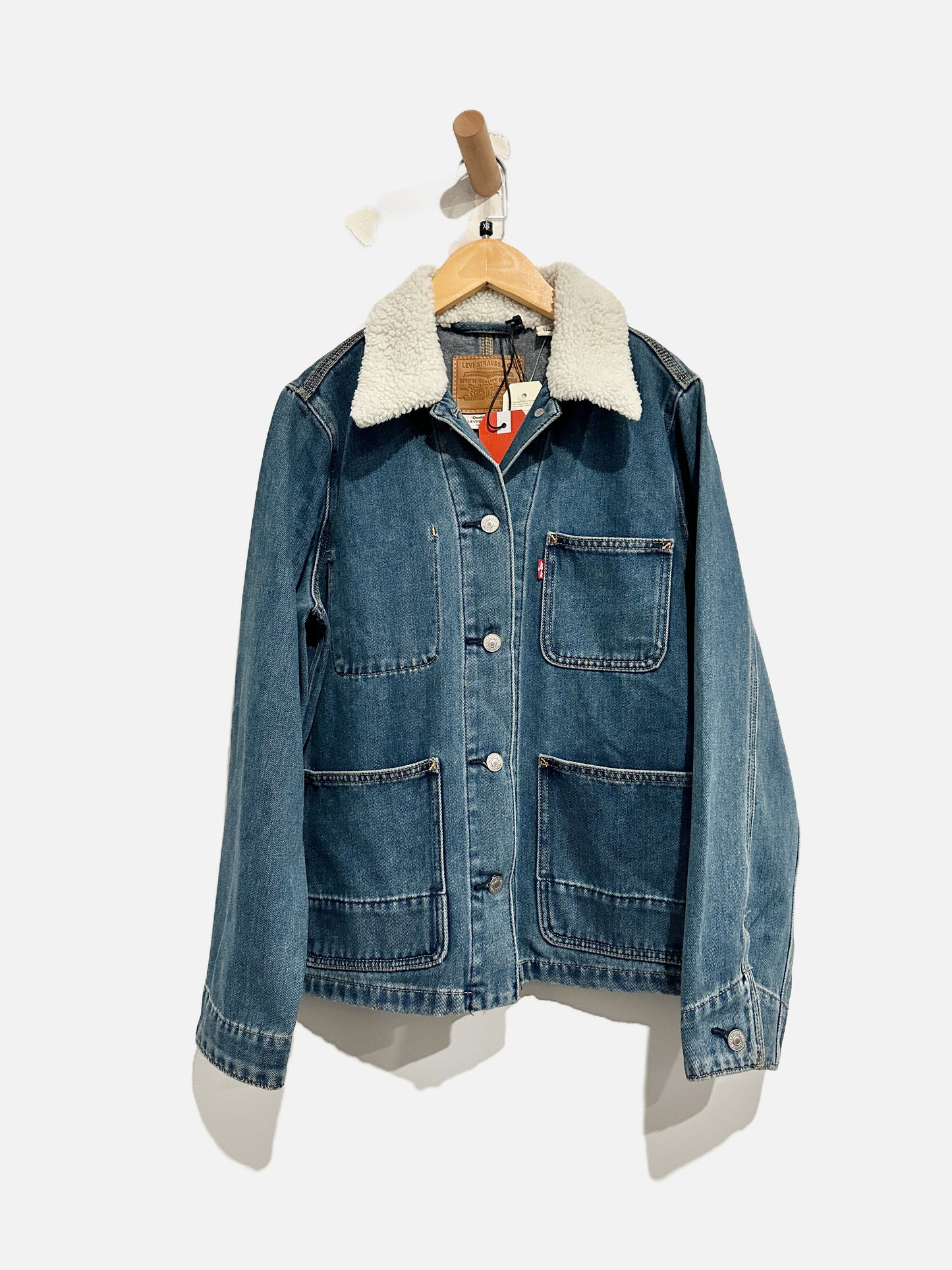 Levi’s Denim Sherpa Barn Jacket - XS