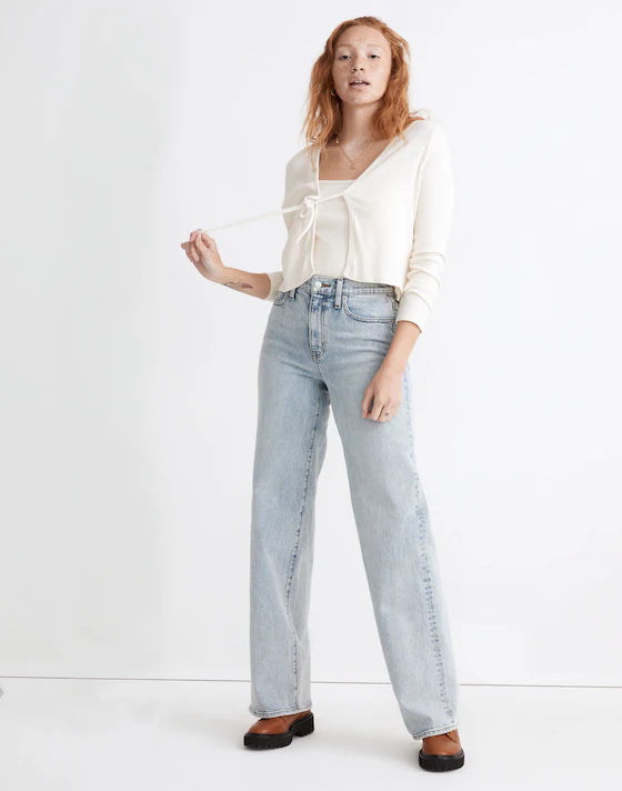 Madewell Superwide-Leg Jeans in Hollyhurst Wash - 24