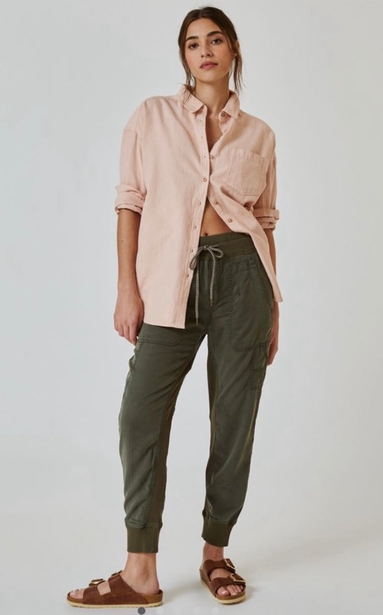 Anthropologie Green Joggers - Small