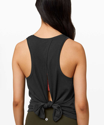 Lululemon All Tied Up Tank in Black - Small
