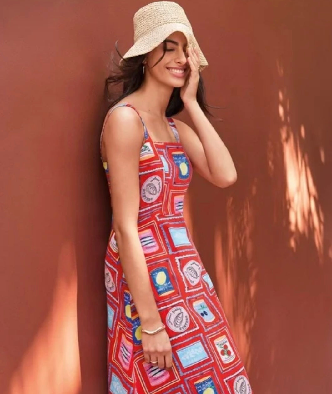 Loft Floral Strapless Midi Dress - 10