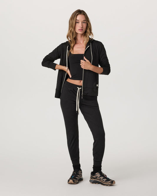 Vuori Halo Performance Hoodie 2.0 in Black - Medium
