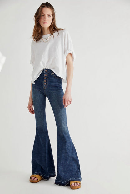 Free People Irreplaceable Flare Jeans - 25