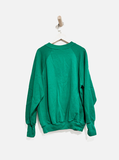 1987 Vintage Signal Merry Chrismouse Green Crewneck Medium