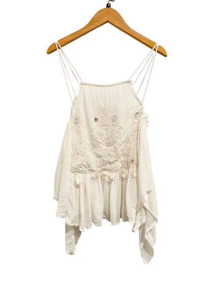 Raga NWT The Dreamer Embroidered Cami Top in White - XS