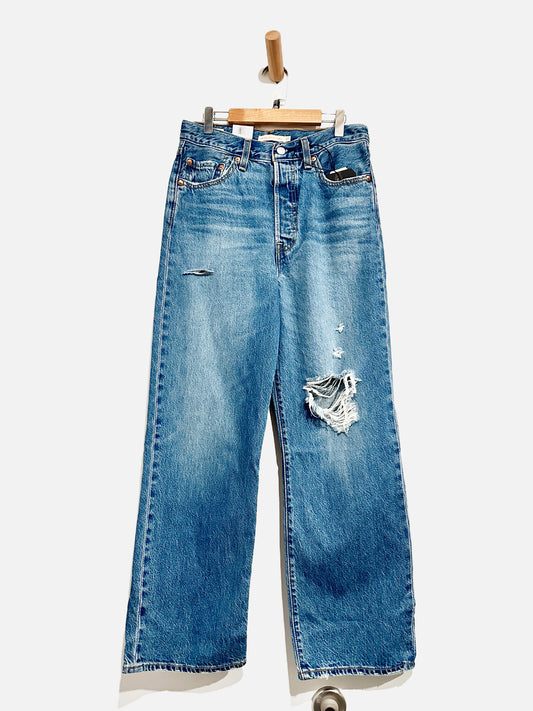 Levi's Ribcage Straight Ankle Jeans -27 in Noe High