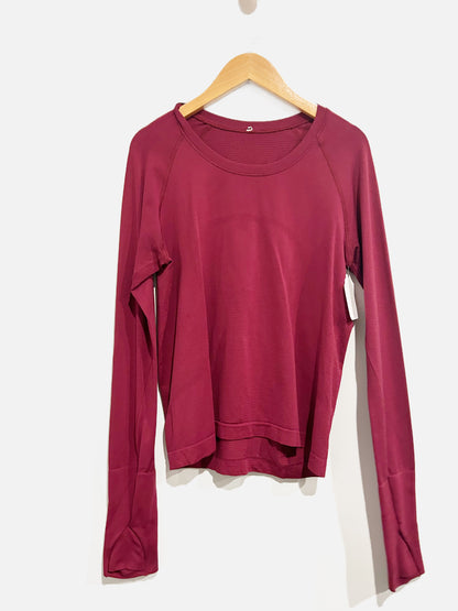 Lululemon Pink Swiftly LS - 6