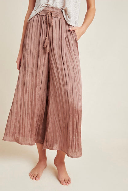Anthropologie Saturday Sunday Mona Wide-Leg Pants in Brown - XS