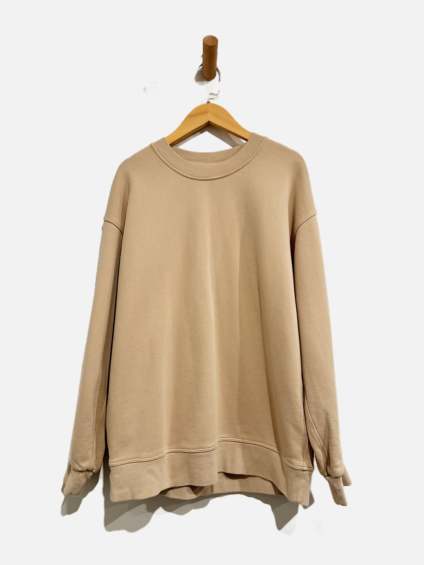 Lululemon Perfectly Oversized Tan Crewneck - 6