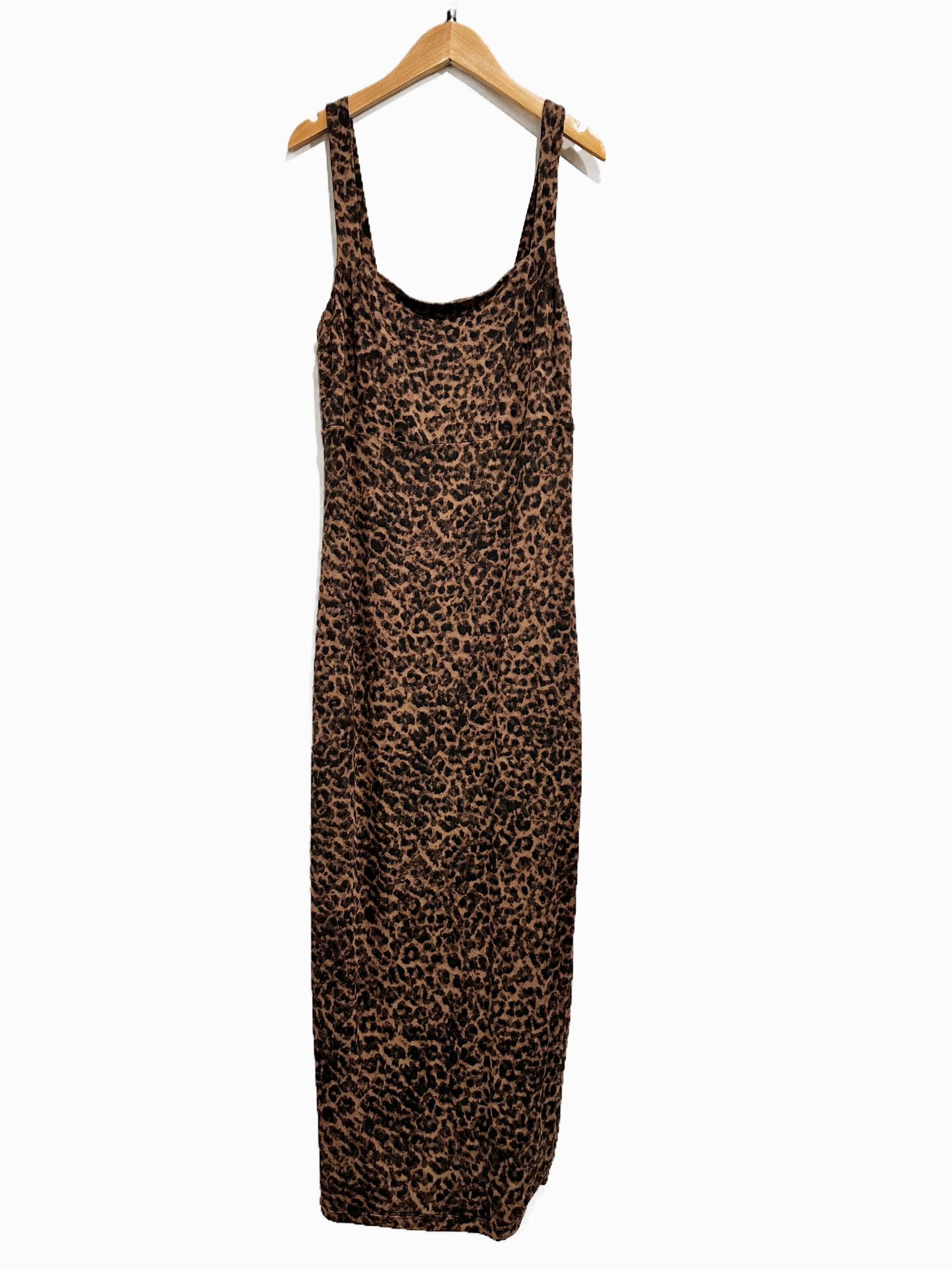 Good American 90s Leopard Print Tank Dress - 3
