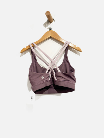 Lululemon Energy Bra in Smoked Mulberry - 6