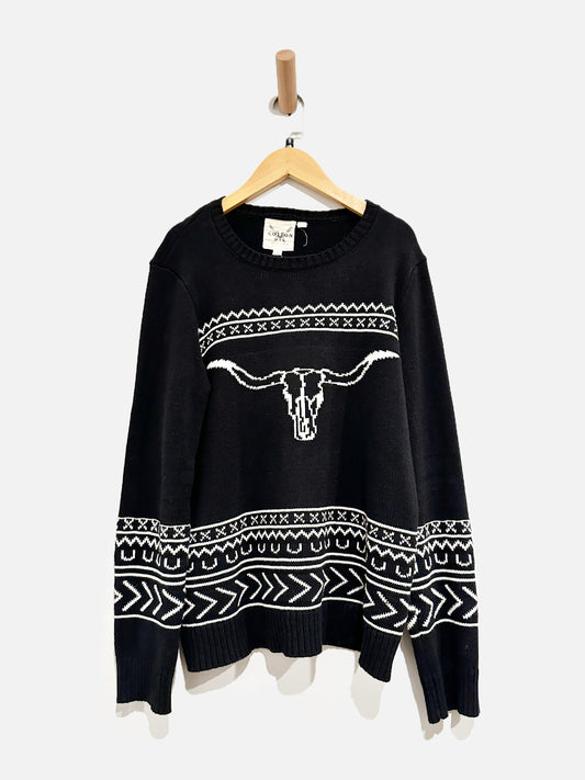 Cotton & Rye Black Bull Sweater - Small