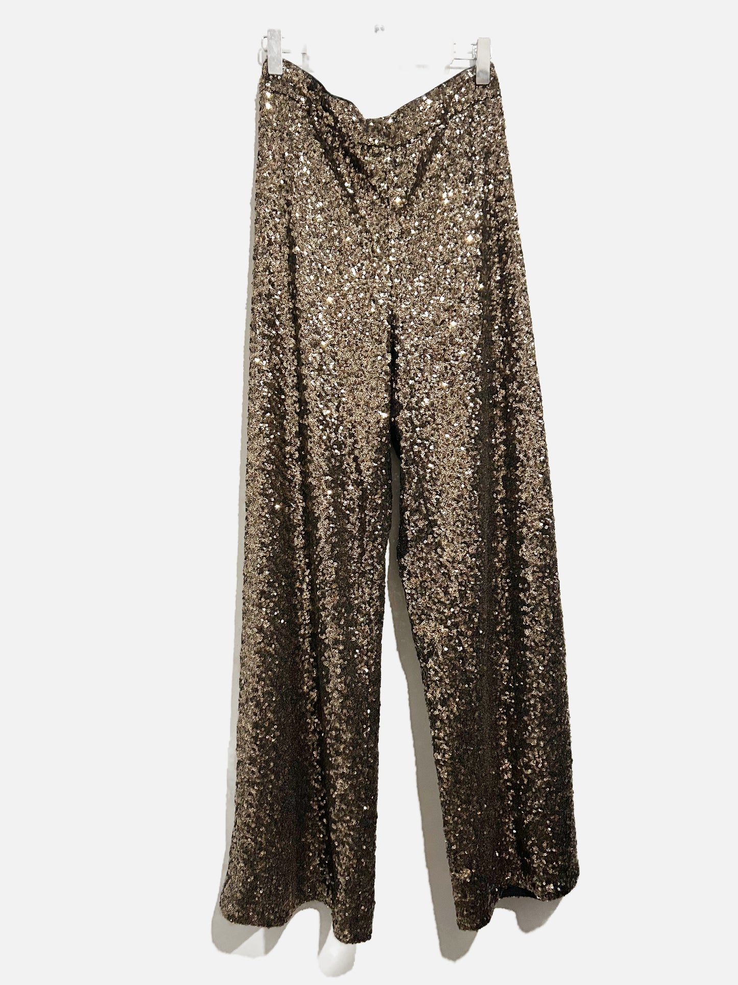 Banana Republic Gold Sequin Pants - XS