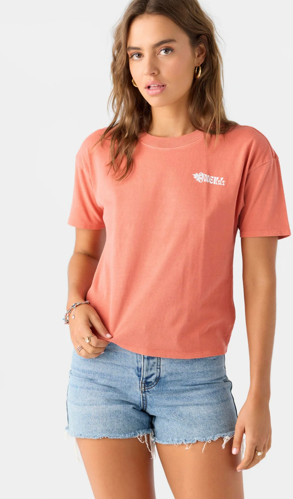 O’Neill Orange SS Graphic Tee - Small