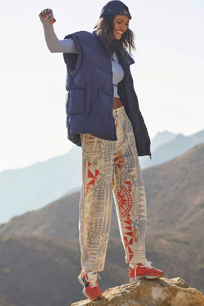 Free People Movement Printed Pants - Large