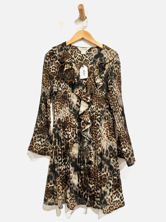 Allison Taylor Y2K Brown Leopard Tunic - Medium