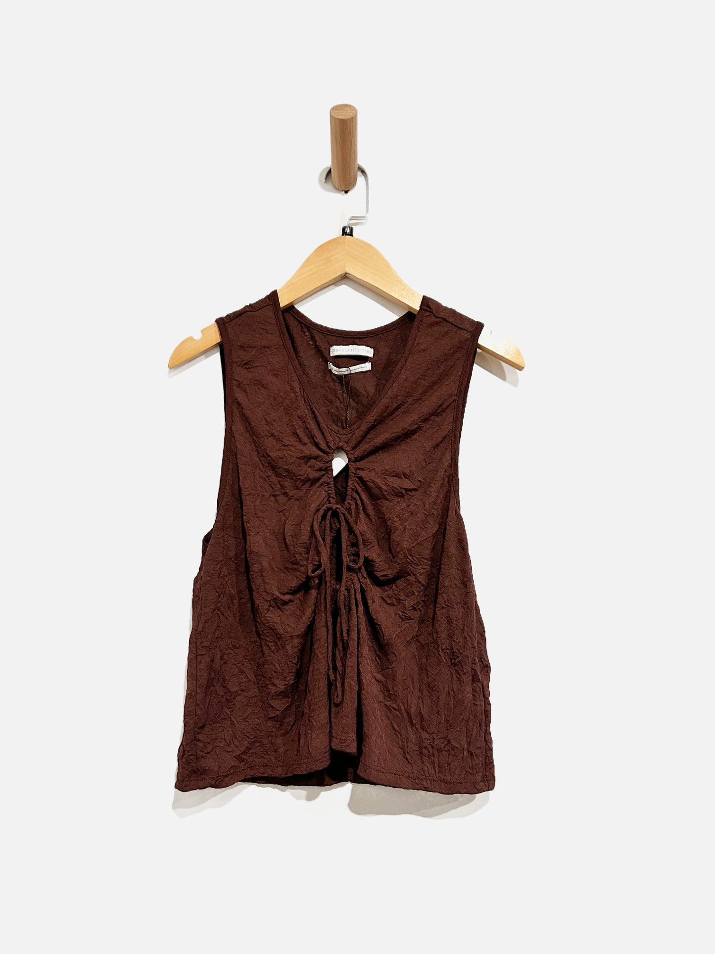 Urban Outfitters Brown Keyhole Tank - Medium