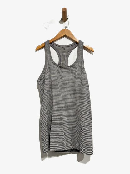Lululemon Swiftly Speed Racerback Tank in White/Black - 8