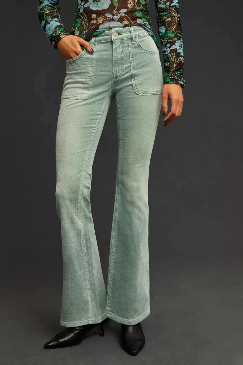 Arthropologie Pilcro The Icon Corduroy Flare Jeans - 32