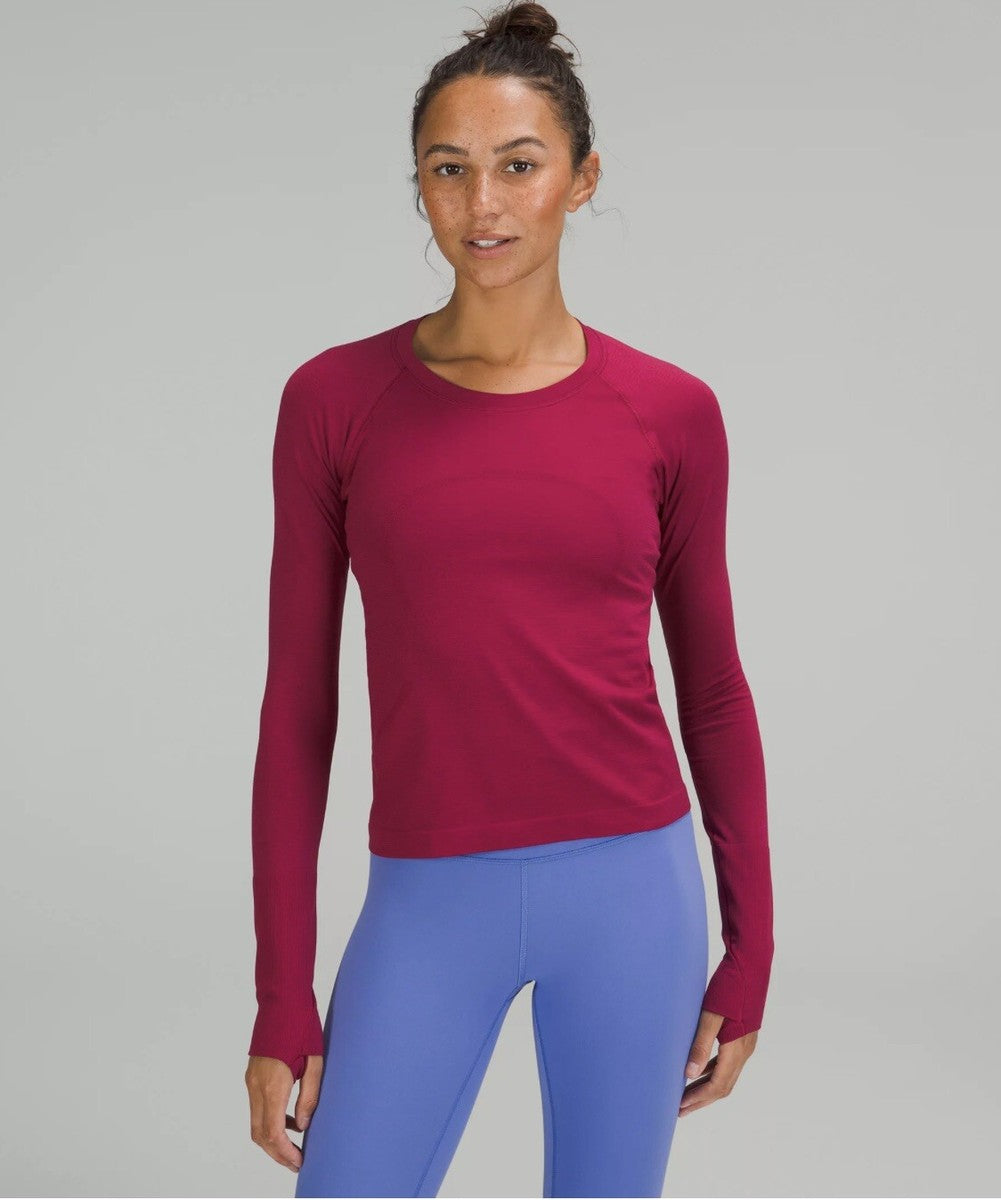 Lululemon Pink Swiftly LS - 6