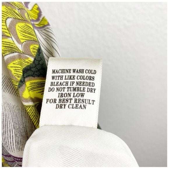Lulus Think Vice Olive Green Print Swing Dress Size Small