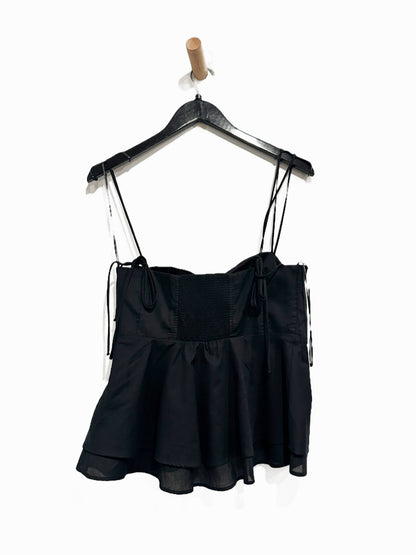 NWT Zara Black Bustier Top - Large