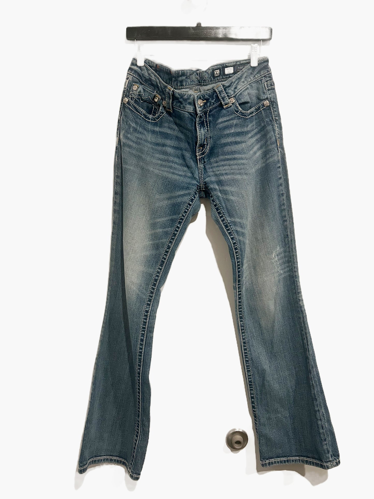 Miss Me “M” Pocket Mid Rise Boot Jeans -31