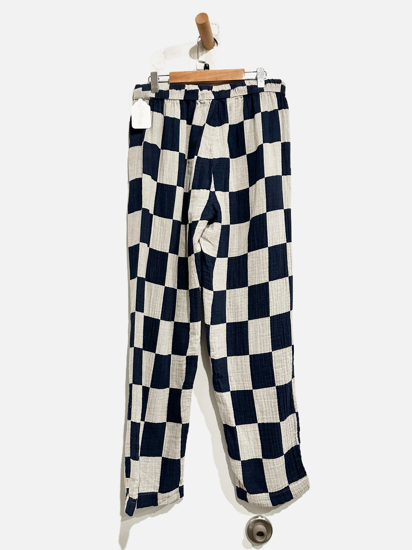 Brixton Mykonos Drawstring Pant in Washed Navy - Small