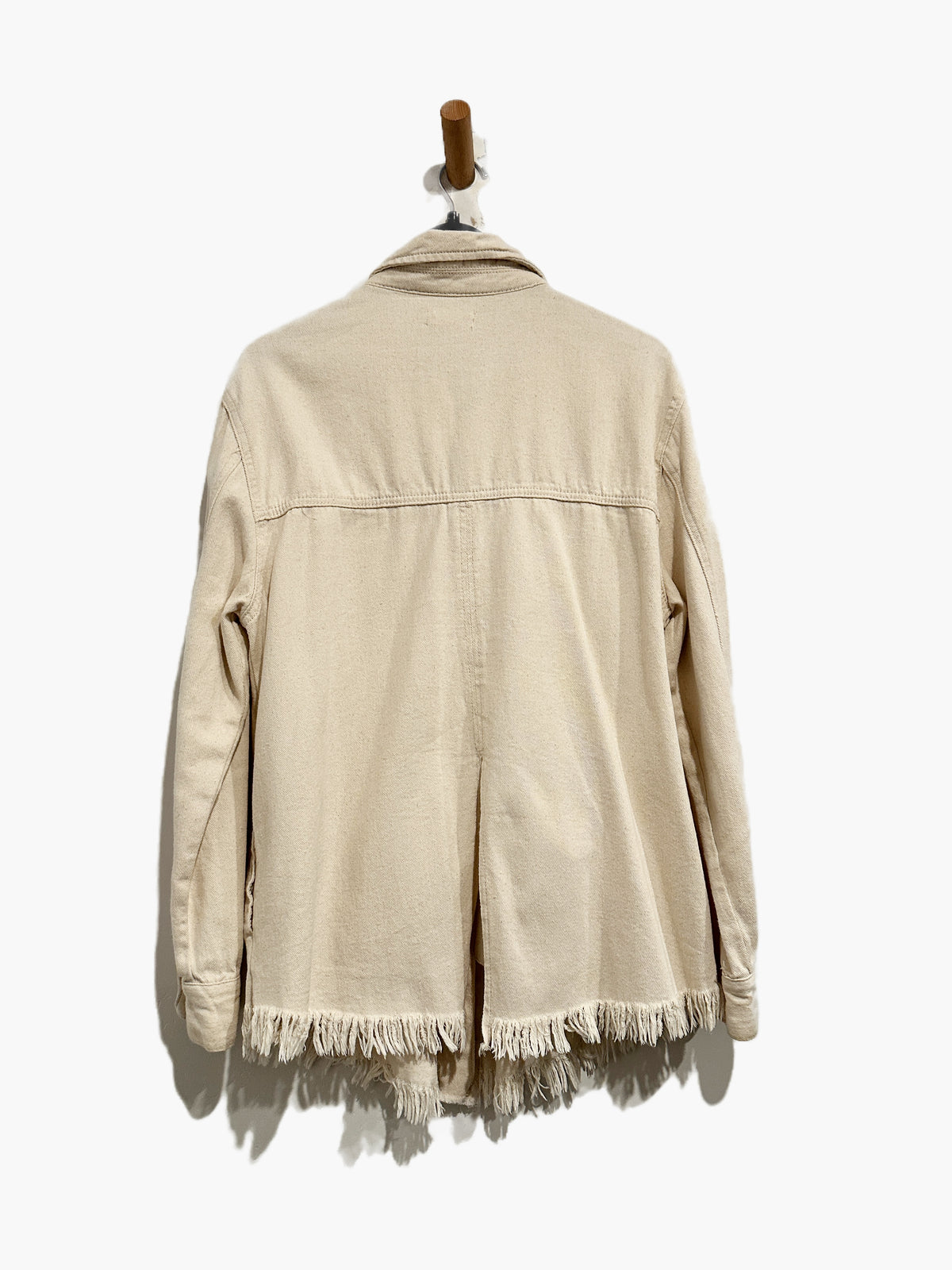 Westbound Cream Denim Jacket - Large