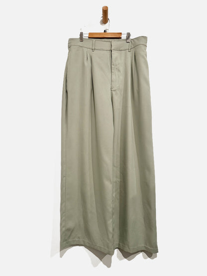 Abercrombie & Fitch Green Wide Leg Pants - Large