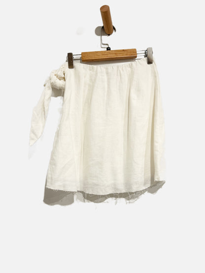 Show Me Your Mumu Iva White Wrap Skirt - XS