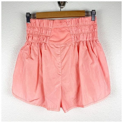 Free People The Way Home Shorts in Papaya Punch Size Large