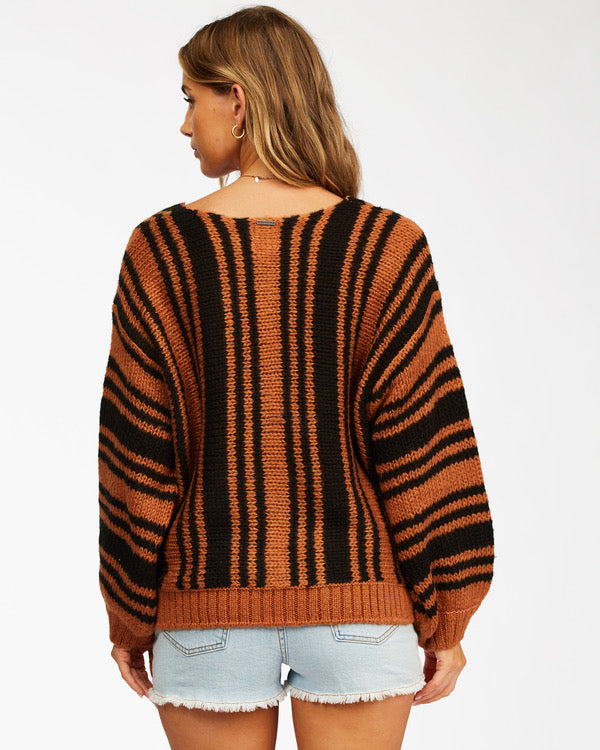 Billabong Laid Back Sweater in Coconut - Large