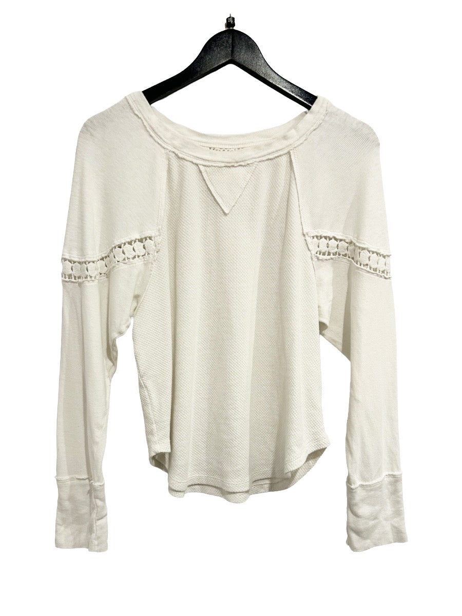 Free People Luella Tee in Ivory - Medium