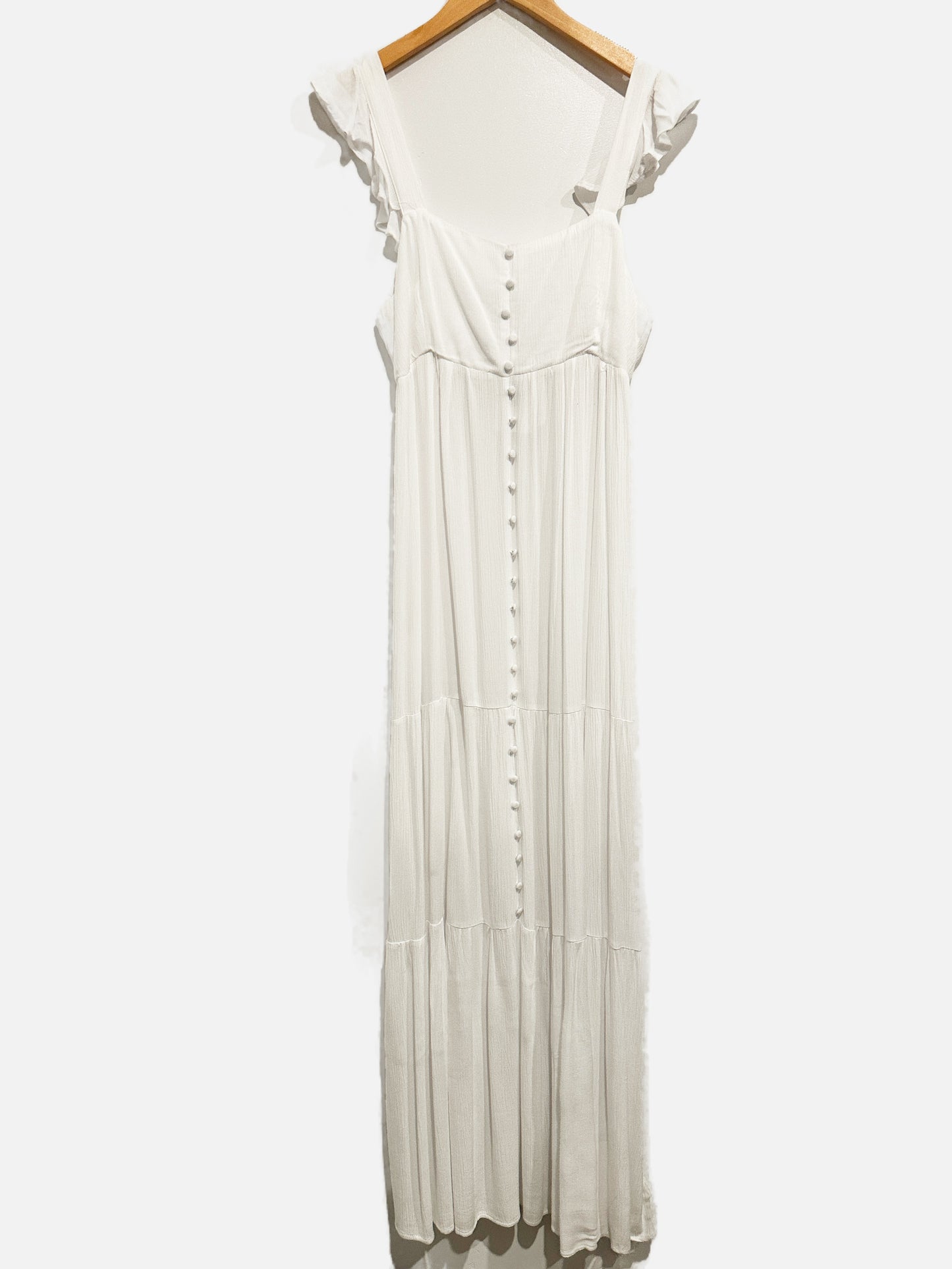 BB Dakota White Ready or Yacht Midi Dress - Medium