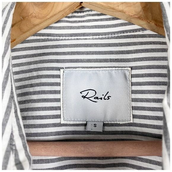 Rails Taylor Striped Pearl Shirt in Florence Size Small