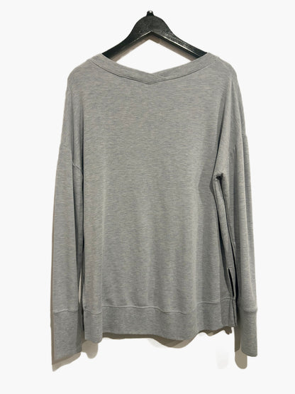 Athleta Seasoft V-Neck Sweatshirt in Blue Star - Medium