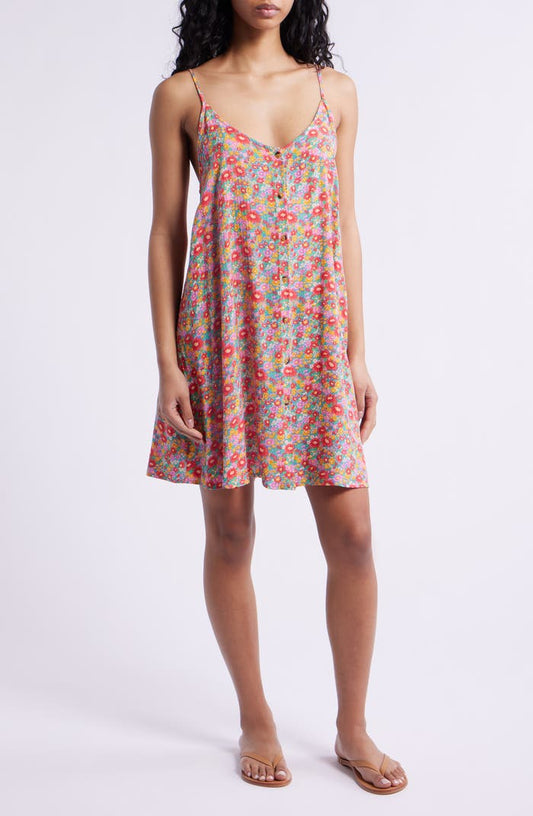 Ripcurl Colorful Floral Mini Dress - Small