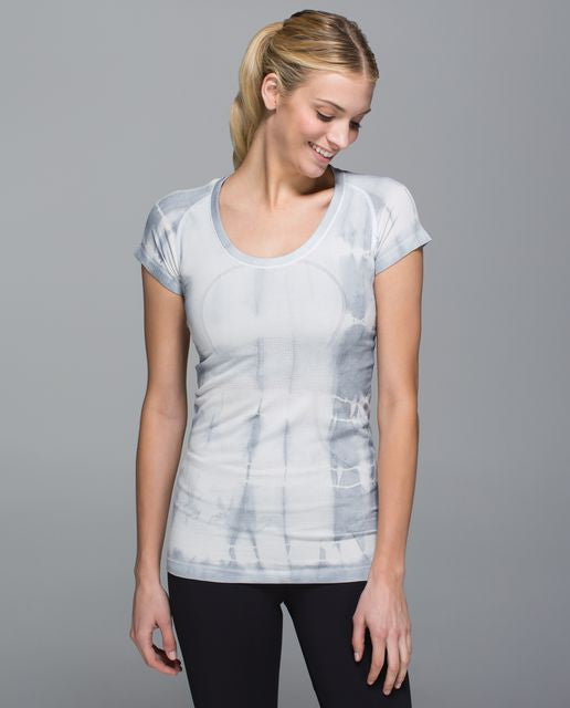 Lululemon Blue Tie Dye Swiftly Tech SS Tee - 12