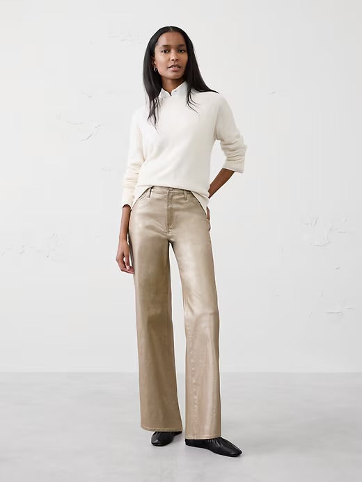 Banana Republic Factory Gold High Rise Straight Pants - 28