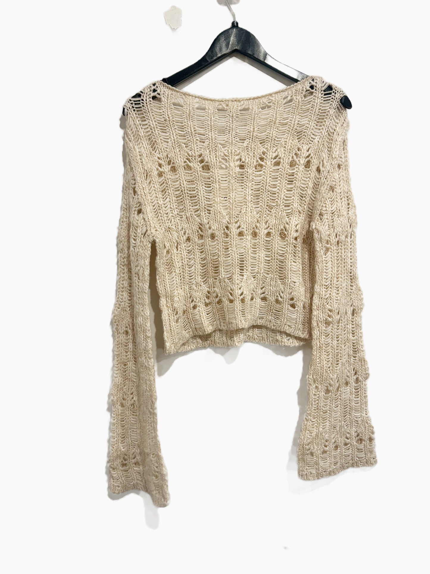 Storia NWT Cream Open Stitch Sweater - Small