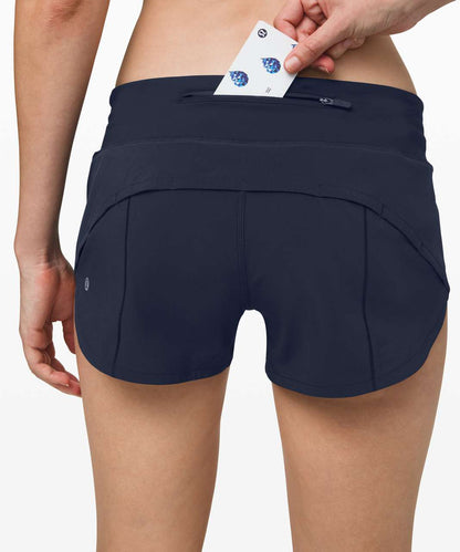 Lululemon Speed Up Short 2.5" in True Navy - 2