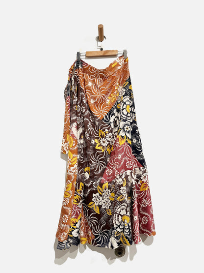 Anthropologie Maeve Floral Wrap Maxi Skirt - Large