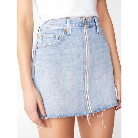 Levi's Deconstructed Skirt in Zip Through - 24